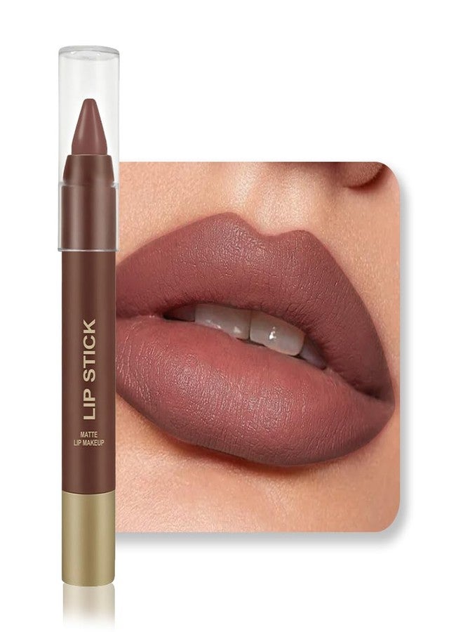 BINGBRUSH 2 in 1 Lip Liner and Lipstick Combo, Matte Lipstick Long Lasting Waterproof Lip Pencil Crayon, Smudge Proof Lip Stain,Hign Pigmented Women’s Makeup (03#Rose Mirage) - Image 1